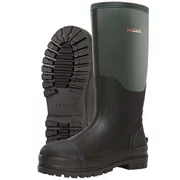 HISEA Men's Work Boots Neoprene Rubber Rain Boots Muck Mud Boots Insulated Outsole