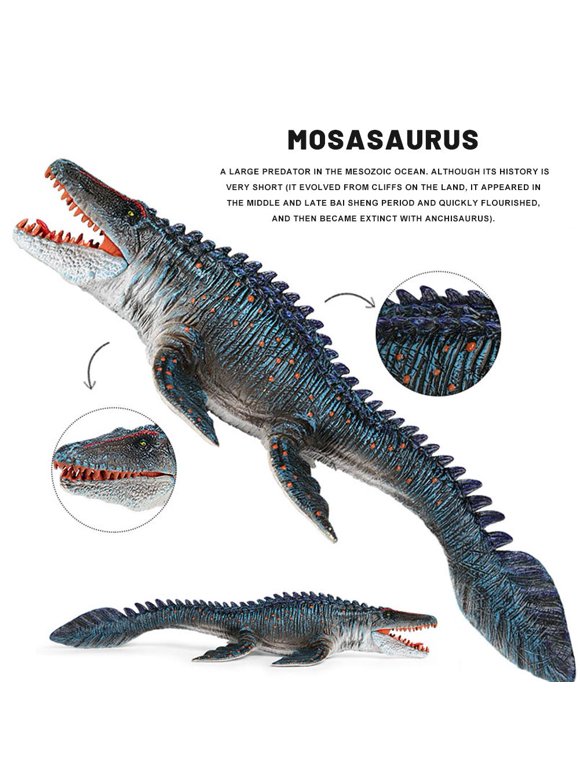 Dinosaur Realistic Figures Lifelike Mosasaurus Dinosaur Model Perfect Dinosaur Toys for Collector Decoration Party Favor Kid Toy Gift