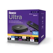 Roku Ultra 2020 | Streaming Media Player HD/4K/HDR/Dolby Vision with Dolby Atmos, Bluetooth Streaming, and Roku Voice Remote with Headphone Jack and Personal Shortcuts, includes Premium HDMI Cable