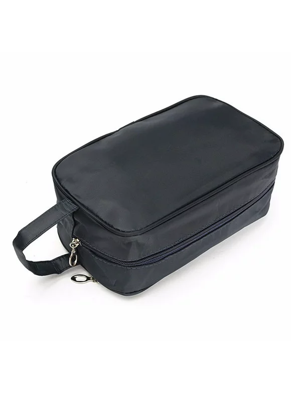 Travel Waterproof Toiletries Bag Wash Shower Organizer Kit Case Handy Carry Tote for Men,Black