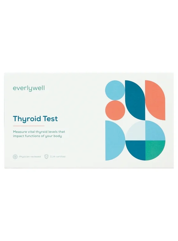 Everlywell Thyroid at-home Test. Test for Thyroid Function, Which Plays a Major Part in Wellness, Weight, and Energy. Lab Fee Included. Not Available in NJ, NY, RI