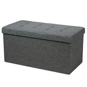 31.5'' Storage Ottoman Fabric Foldable Toy Chest with Removable Storage Bin