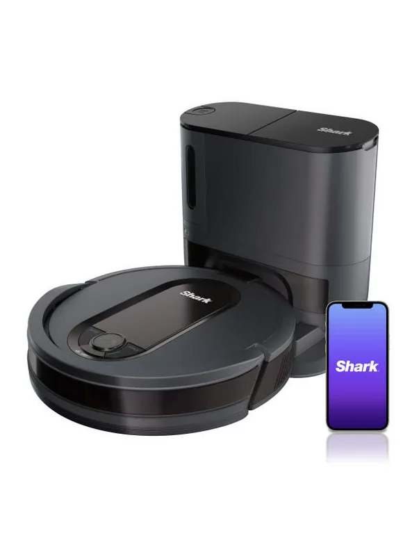 Shark EZ Robot Vacuum with Self-Empty Base, Row-by-Row Cleaning, RV915S