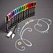 Dust Free and Easy Wipe Away Liquid Chalk Markers - 18 Pieces