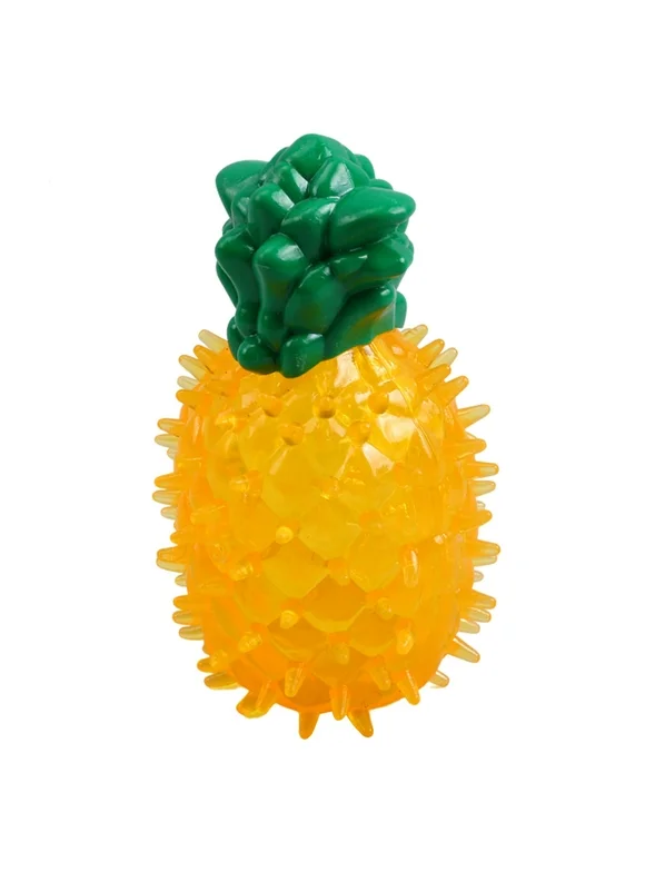 Hemousy Dog Chewing Cooling Toy Fruit Lemon Pineapple Watermelon Chew Toy