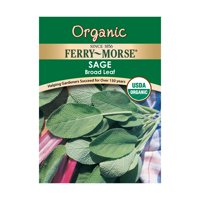 Ferry-Morse Organic Sage Seeds- Since 1856, Non-GMO, Guaranteed Fresh, Herb Gardening Seeds
