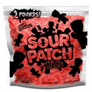 SOUR PATCH KIDS Redberry Soft & Chewy Candy, Just Red (2 Pound Party Size Bag)