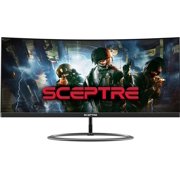 Sceptre Curved 30" 21:9 Gaming LED Monitor 2560x1080p UltraWide Ultra Slim HDMI DisplayPort Up to 85Hz MPRT 1ms FPS-RTS Build-in Speakers, Machine Black (C305W-2560UN)