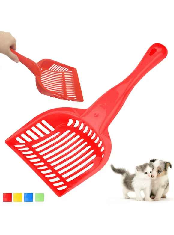 Pet Scoop 11" Dog Cat Poop Waste Litter Box Scooper Tool Clean Sanitary Plastic