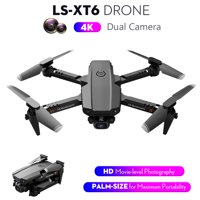 GoolRC LS-XT6 RC Drone with Camera 4K Drone Dual Camera Track Flight Gravity Sensor Gesture Photo Video Altitude Hold Headless Mode RC Quadcopter for Adults Kid