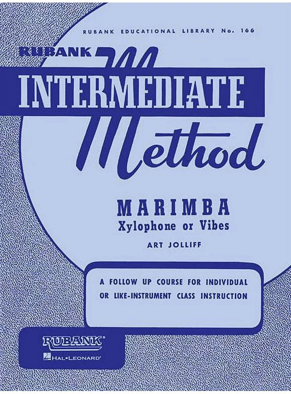 Hal Leonard Rubank Intermediate Method - Marimba/Xylo- Phone Or Vibes