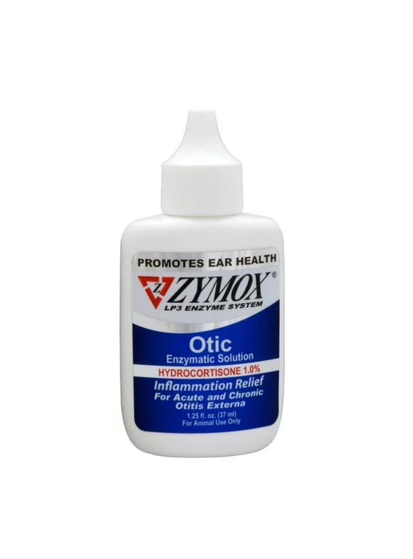 ZYMOX Otic with 1% Hydrocortisone, 1.25 oz. Bottle
