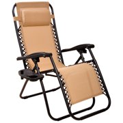 Everyday Essentials Adjustable Zero Gravity Lounge Chair Recliners for Patio