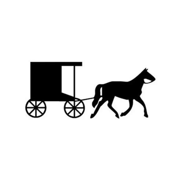 Woodcraft Project Paper Plan to Build Horse and Buggy Shadow Pattern