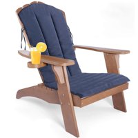 Outdoor Adirondack Chair Seat Cushion Water Resistant Patio Gardern Decor - No Assembly