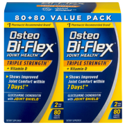 Osteo Bi-Flex With Vitamin D and Glucosamine Chondroitin Tablets, 80 Ct, 2 Pack