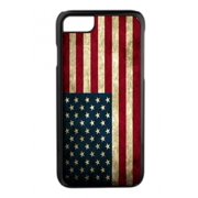 Grunge American Flag Design Black Rubber Case for the Apple iPhone 6 Plus / iPhone 6s Plus - Apple iPhone 6 Plus Accessories -iPhone 6s Plus Accessories