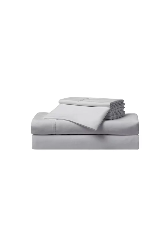 Serta So Soft 6-Piece Gray Bed Sheet Set, King