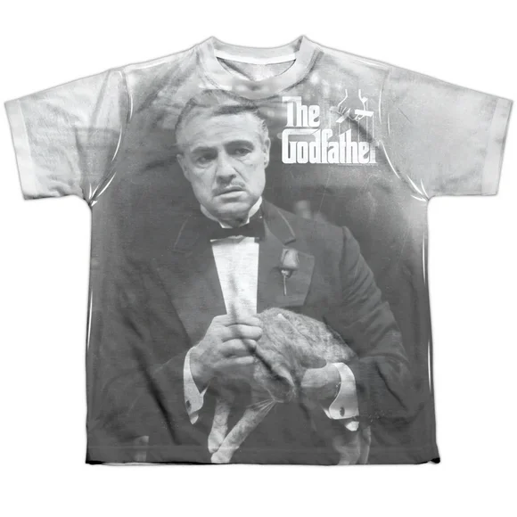 Godfather - Pet The Cat - Youth Short Sleeve Shirt - Medium