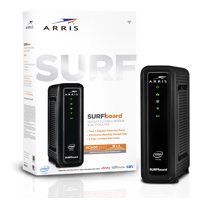 ARRIS SURFboard (16x4) DOCSIS 3.0 Cable Modem / AC1600 Dual-Band WiFi Router. Approved for XFINITY Comcast, Cox, Charter and most other Cable Internet providers for plans up to 300 Mbps.