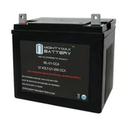 "Mighty Max ML-U1 12V 200CCA Battery for Craftsman 25780 Lawn Tractor and Mower"