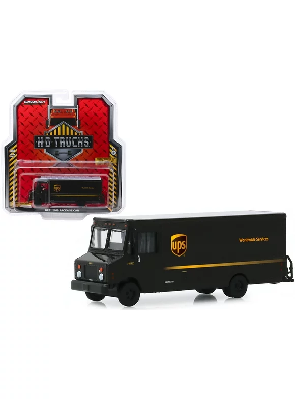 2019 Package Car Dark Brown "UPS" (United Parcel Service) "H.D. Trucks" Series 17 1/64 Diecast Model by Greenlight