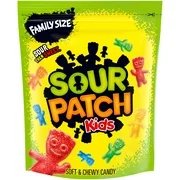 SOUR PATCH KIDS Soft & Chewy Candy, Family Size, 1 lb 14.4 oz