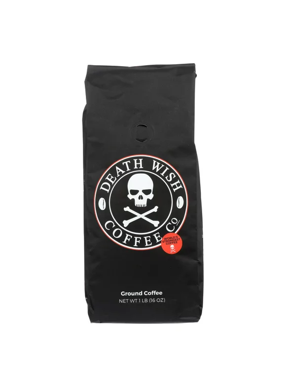 Death Wish Coffee - Coffee Ground - Case of 6-16 OZ