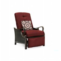 Ventura Luxury Recliner With Pillow Accessory, Red