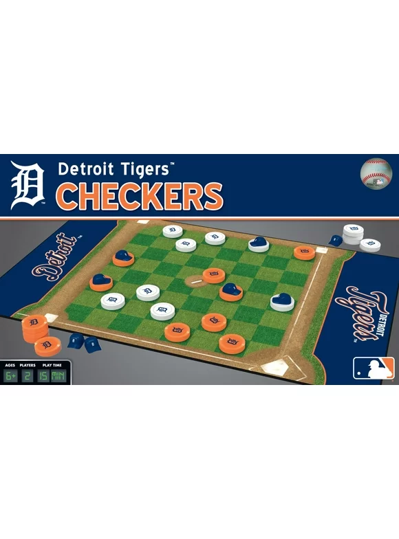 MasterPieces Board Games for Kids & Adults - MLB Detroit Tigers Checkers