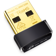 TP-Link TL-WN725N | 150Mbps Wireless N Nano USB Adapter | Speedy Wireless Transmission