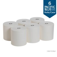 Georgia-Pacific Pacific Blue Ultra High-Capacity Recycled Paper Towel Roll, 26490, 1150 feet per Roll, 6 Rolls per Case