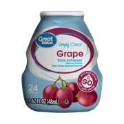 (2 Pack) Great Value Simply Clear Grape Drink Enhancer, 1.62 fl oz