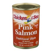 (2 Pack) Chicken of the Sea Traditional Style Pink Salmon, 14.75 oz can