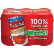 (12 Cans) Campbell's Tomato Juice, 11.5 fl oz