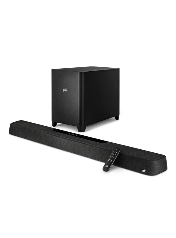 Polk Audio MagniFi Max AX 6.1 Channel Soundbar System with Dolby Atmos/DTS:X and 10 Wireless Subwoofer