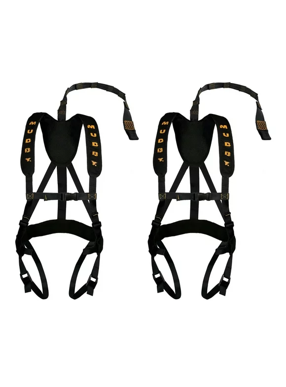 Muddy Outdoors Magnum Pro Padded Adjustable Treestand Harness System (2 Pack)