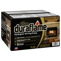 Duraflame Gold Ultra Premium 4.5lb Firelogs, 6-Pack Case, 3 Hour Burn