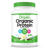 Orgain Organic Protein Powder, Sweet Vanilla Bean, 21g Protein, 2.03 lb