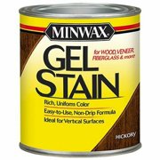 Minwax 261004444 Interior Wood Gel Stain, 1/2 pint, Hickory