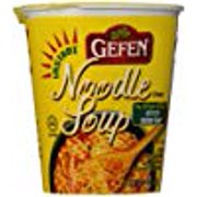 Gefen Instant Noodle Soup Cup 2.3oz (12 pack) No MSG, Chicken Soup Flavor
