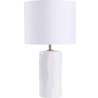 Mainstays White Ceramic Table Lamp, 17"H