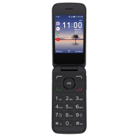 AT&T Alcatel, 4GB, Black - Prepaid SmartFlip Phone