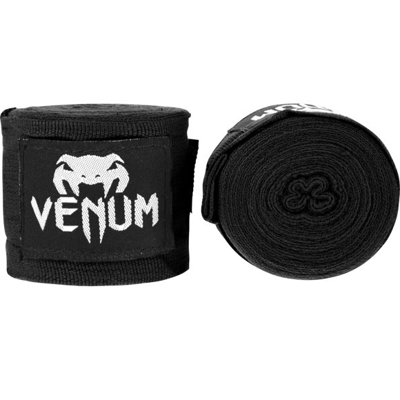Venum Unisex Kontact Elastic Boxing Exercise Wrap - 180 inch - Black and White
