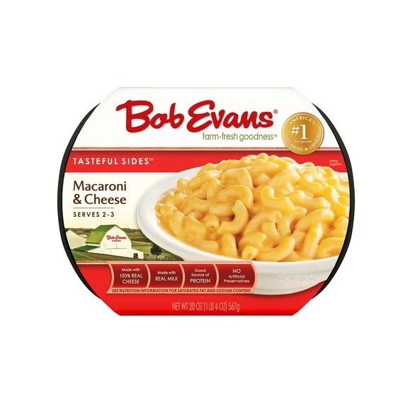 Bob Evans Macaroni & Cheese, Refrigerated Sides, 20 oz, Pack of 1