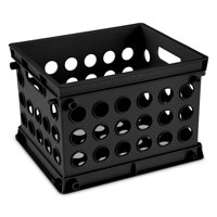 Sterilite, Mini Crate, Black