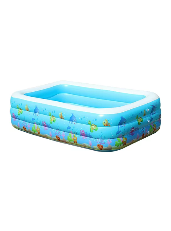 Eccomum Portable Swimming Pool Inflatable Baby Swimming Pool Outdoor Children Basin Kid Bathtub