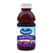 (4 Pack) Ocean Spray Juice, Cran-Grape, 10 Fl Oz, 6 Count