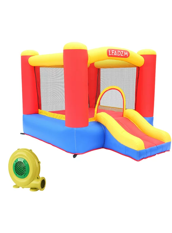 Winado Small Inflatable Bounce House Jumper Slide Castle with Blower