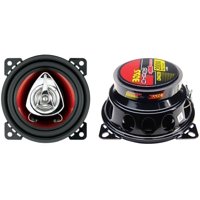 BOSS CH4220 4" 200W 2-Way Car Audio Coaxial Speakers Stereo Red PAIR